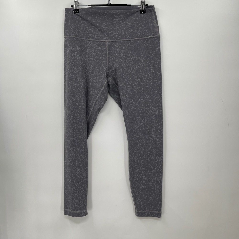 Lululemon Align 25" Leggings Gray Speckled Yoga Pants High Rise Women's